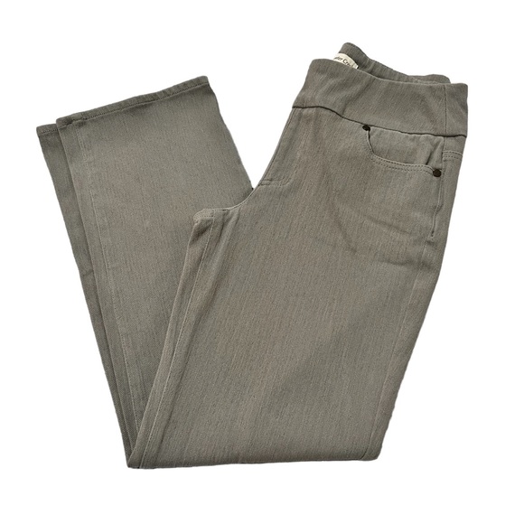 Coldwater Creek Gray Stretch Elastic Waist Pants - Picture 2 of 4